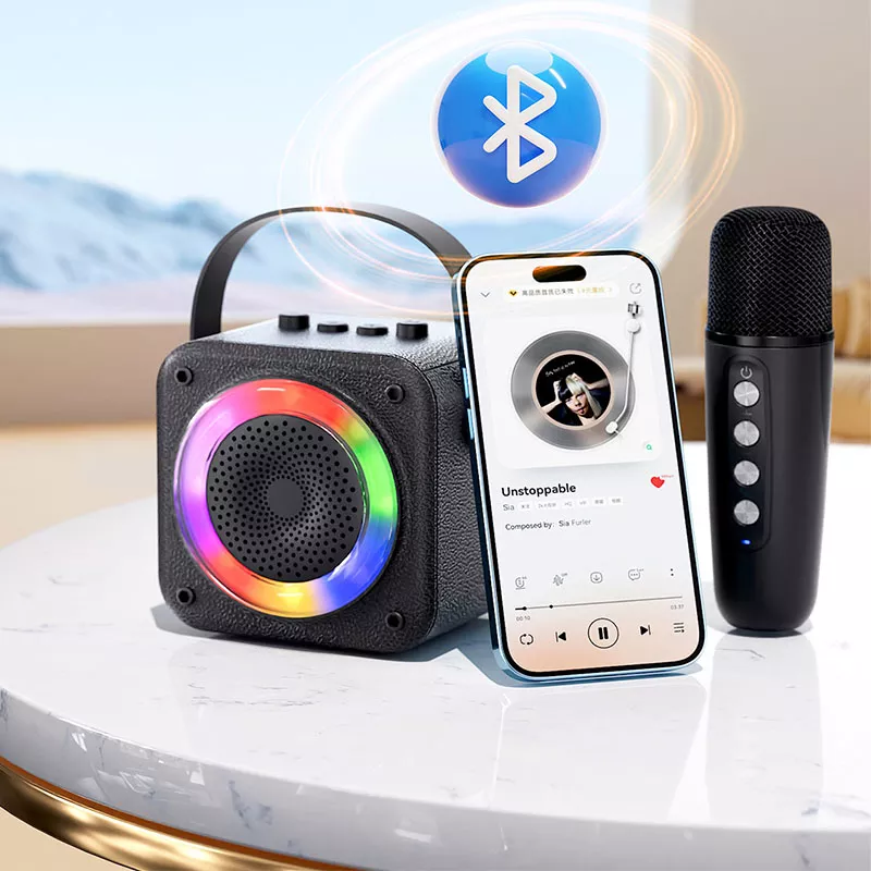 mini karaoke speaker with mic