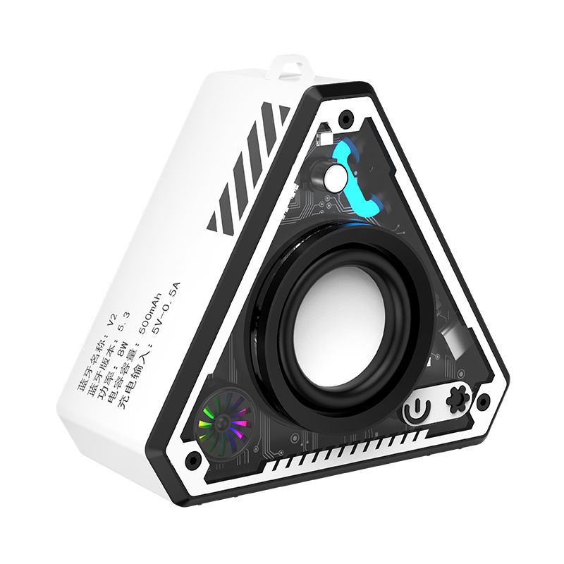 Gaodas V2 Mecha Style Speaker LED Light Karaoke Machine Outdoor Portable Wireless Speaker