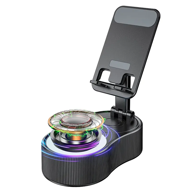 Gaodas ZJ-2303BT Foldable Lazy Desktop Phone Stand Portable Home Outdoor Sports Home Music Gaming BT Wireless Speaker with Phone Holder