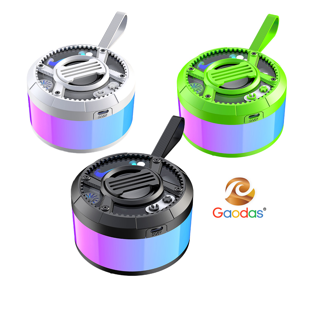 Gaodas V3V5 Mini Audio Party Box DJ Karaoke Player Bluetooth Portable Home Speaker for Phone Computer Gaming Travel