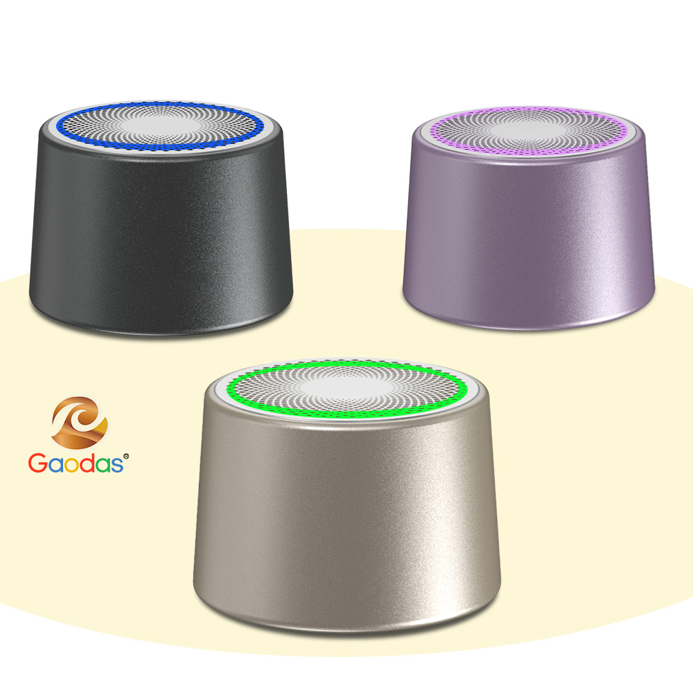 Gaodas Q8 Aluminum Alloy Sturdy All-in-one Waterproof IPX6 Type-C 5W 600mAh RGB Wireless Mini Phone Stand TWS BT5.4 Magnetic Speakers