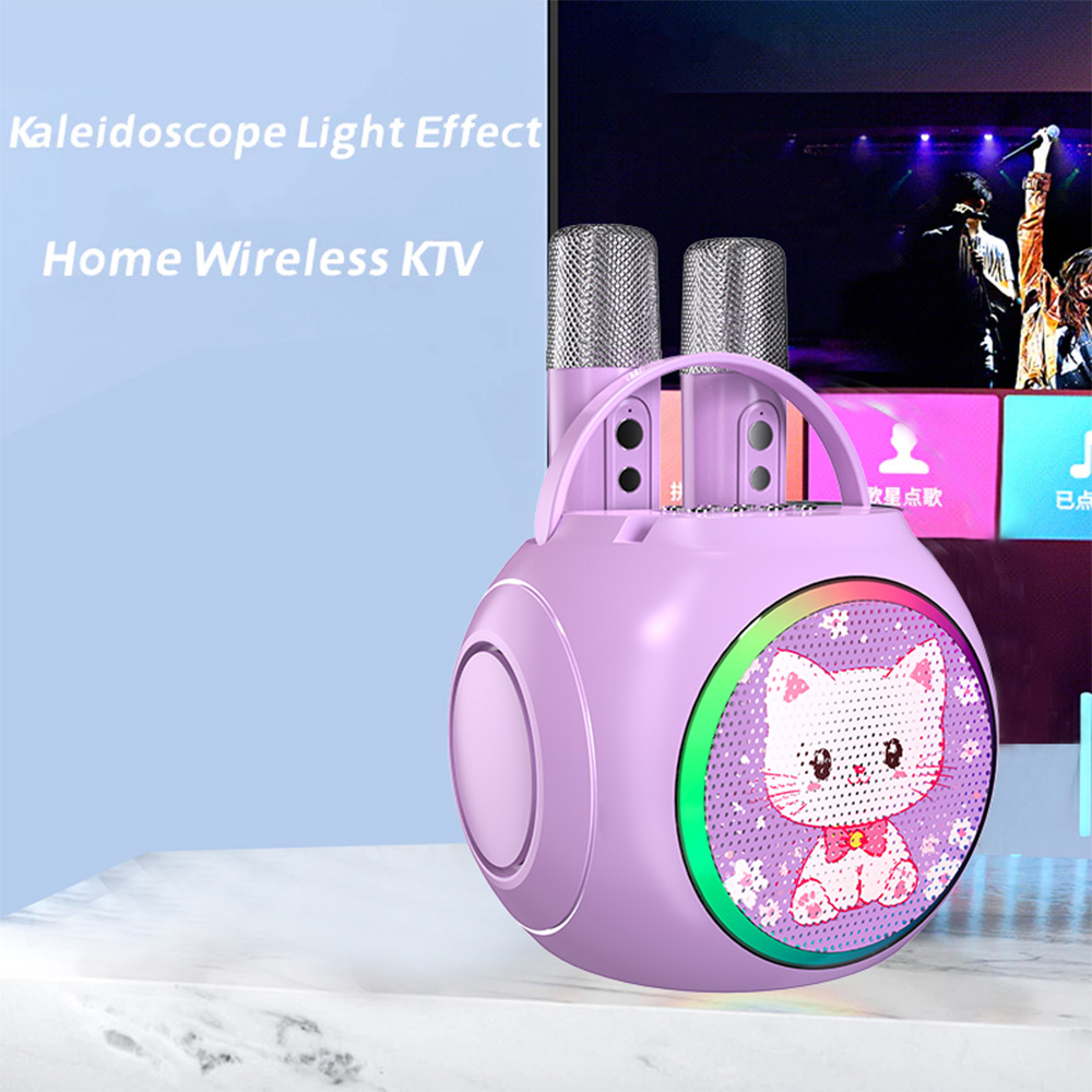 Gaodas A932 High Quality Kitty Style Cute Portable BT Wireless Speaker with Microphone Karaoke Speaker Party Camping Amusement
