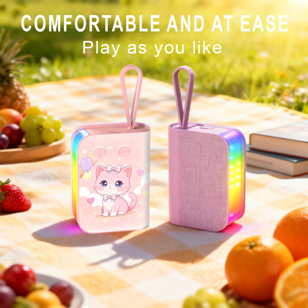 Gaodas V7 New Portable Rotatable Karaoke Wireless Microphone Singing Amplifier Speaker