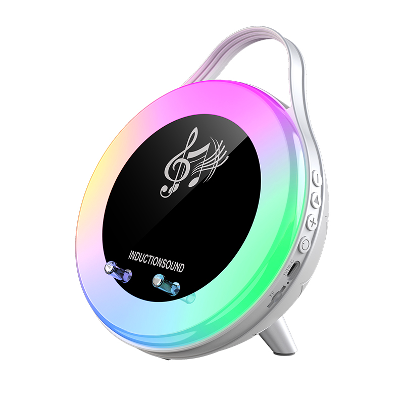 Gaodas H88 Wireless Induction Audio Bluetooth Speaker 5 in 1 with Phone Stand Wireless Charging RGB 180° Adjustable Holder for Phone Pad