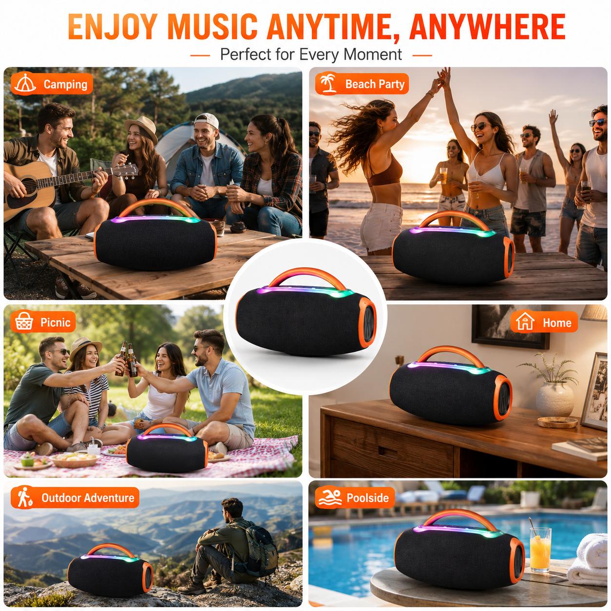 Experience Unrivaled Sound Anywhere with the Gaodashang S5 Portable Bluetooth Speaker