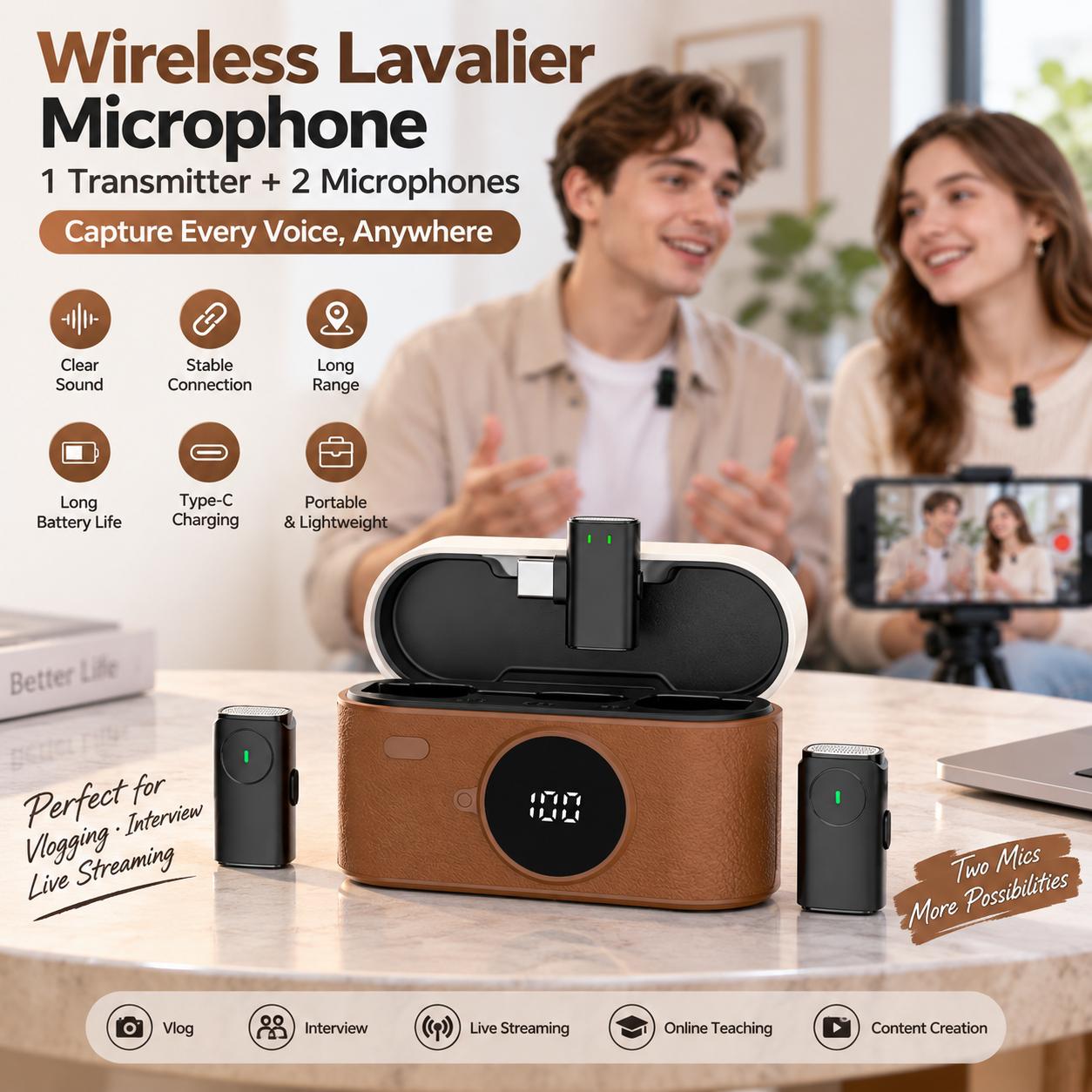 Wireless Lavalier Microphone