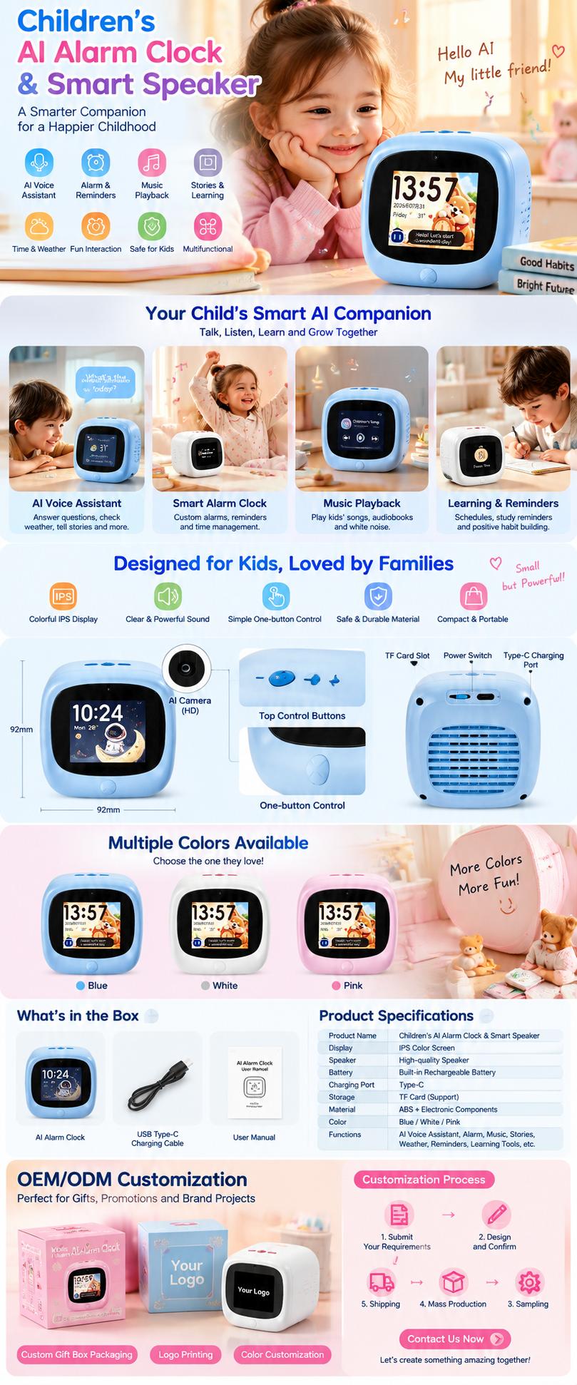 Smart Desktop Speaker for Kids